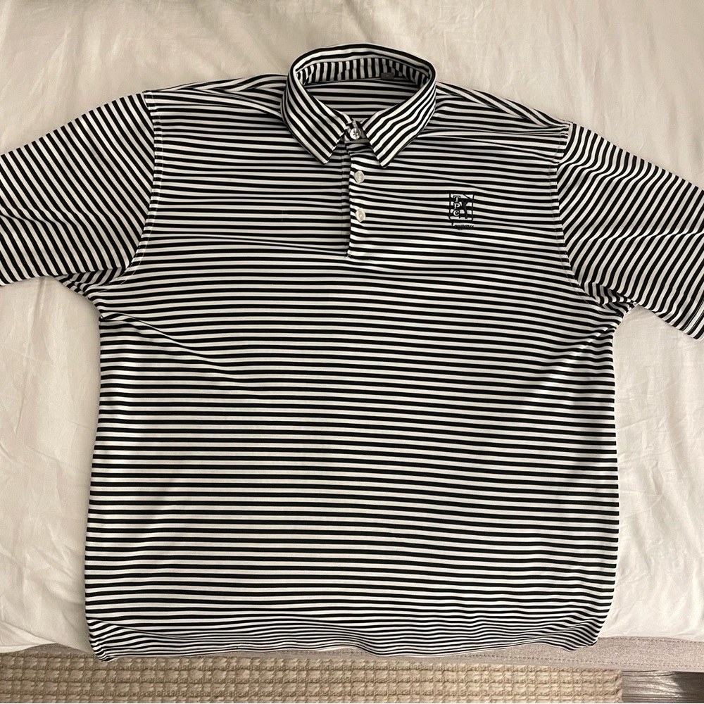 Peter Miller TPC Sawgrass Black & White Polo - Medium